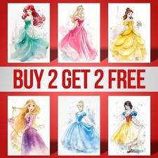 Disney Princess Watercolour