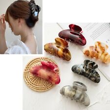Medium Small Women Acrylic Hair Clip Hair Claws Clamp Hairpin UK