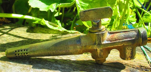 Antique tap barrel brass - tap,