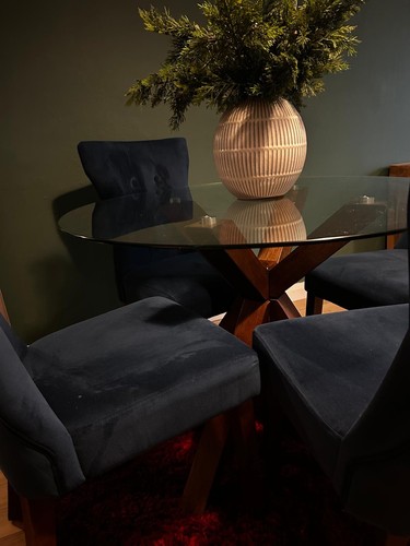 Dining table and chairs - 4, set