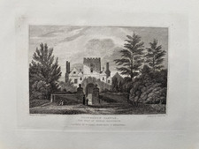 1830 Antique Print; Stourton