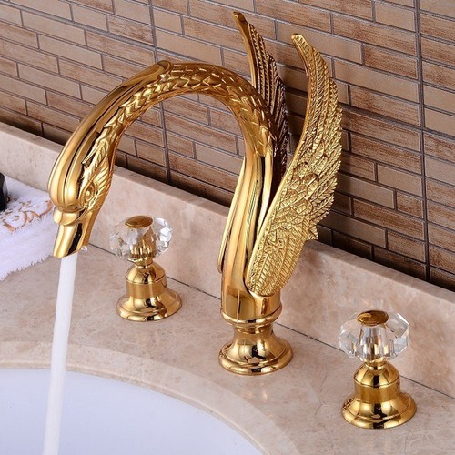 Centerset widespread gold - 8''widespread,