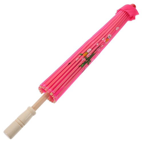 Pink silk bamboo - silk, hand