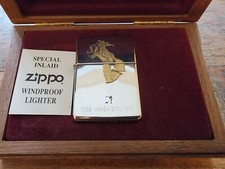 Zippo Windy Varga Girl-Silver Plated With Gold Inlay-0678/2000. LIMITED EDITION