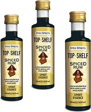Still Spirits  Spiced Rum Essence Top Shelf 50ml Pack of 3
