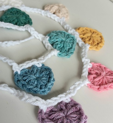 Rainbow mini crochet - rainbow, cotton