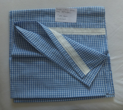 Single curtain panel blue - panel,