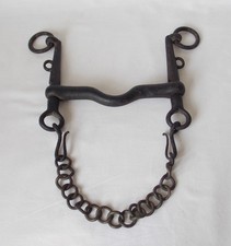 ANTIQUE WROUGHT IRON HORSE BIT