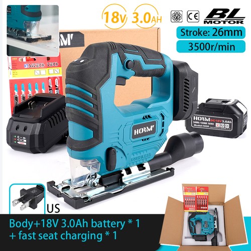 18v cordless electric jig saw - cordless,