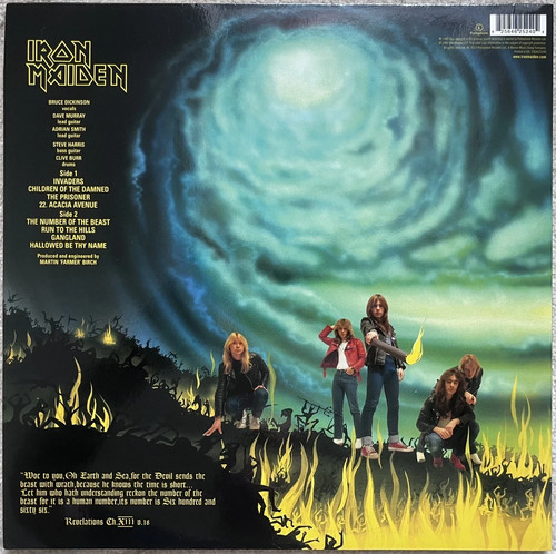 Iron maiden number - iron,