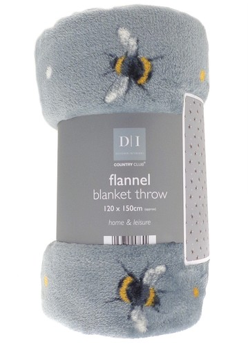 Honey bee flannel - honey,