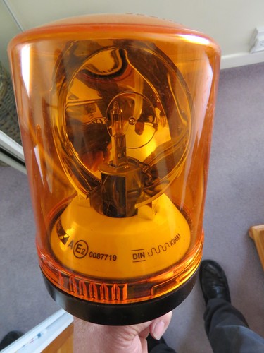 Lucas amber rotating - rotating, warning