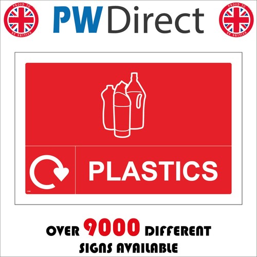 Sign plastics recycling - sign,