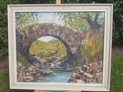 Turner oil painting - k.,