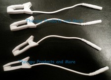 4 EAR CLIP CLAMP ELECTRODES to