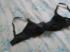 Agent Provocateur 32D Lace Underwired Bra Black