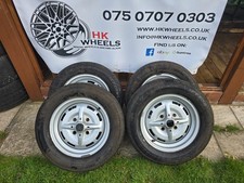 15" VW VOLKSWAGEN BEETLE STEEL WHEELS 5.5J 4x130 ET40 SUPER