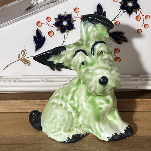 Vintage green black scottie - vintage,