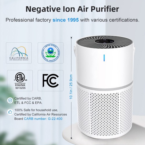 Hepa air purifier silent - silent, night