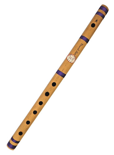 Handmade natural bamboo flute - natural,