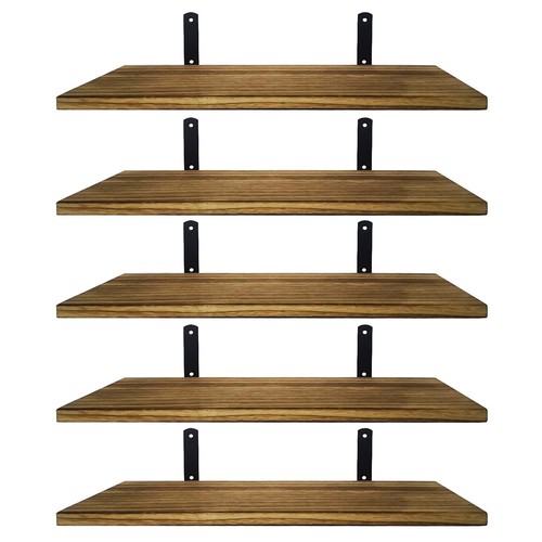 5pcs rustic shelves floating - 5pcs,