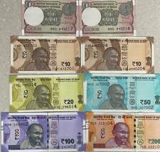 RUPEE  1,2,5, 10,20,50,100,200,500, VARIETY INDIA  BANKNOTES + 786 NUMBER NOTES
