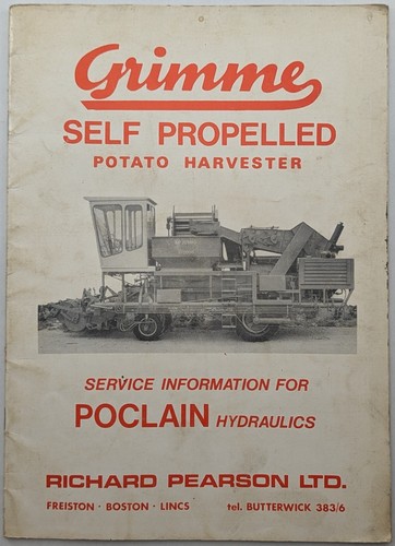 Grimme self propelled potato - self,