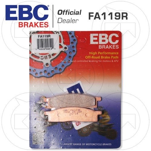Brake pads anterior - anterior, ebc