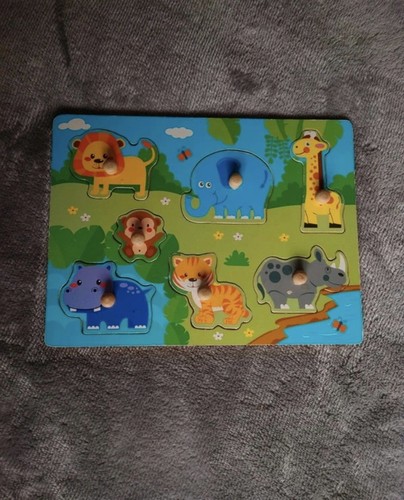 Jungle animals wooden play - animals,