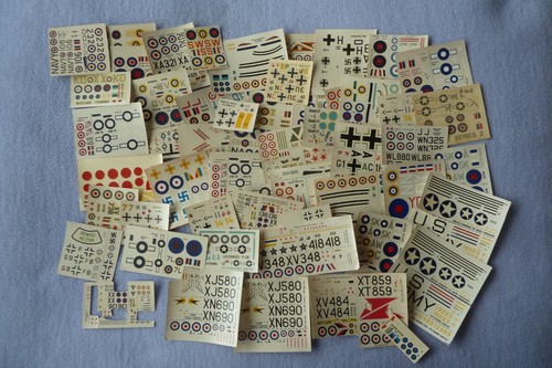 Assorted loose decal - assorted, 1:72