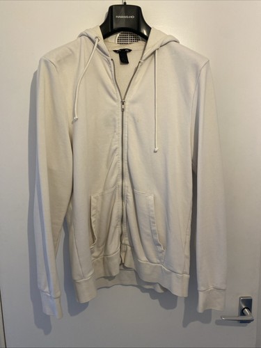 Basics white hoodie size - hoodie,
