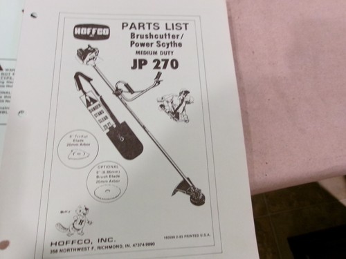 Hoffco brushcutter power - hoffco, brushcutter/power