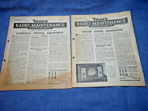 Vintage radio maintenance - -,