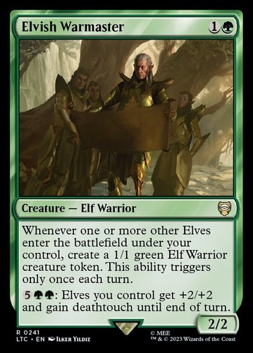 Mtg elvish warmaster ltc - ~,