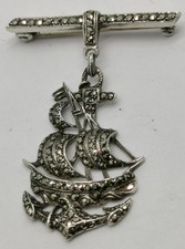 Vtg 1950s Solid 925 Sterling