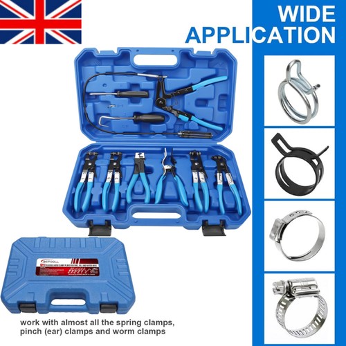Angled hose clamp clip pliers - hose,