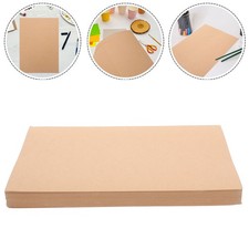  50 Pcs Construction Paper Brown Thin Cardboard Sheets Cardstock for Making