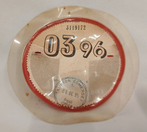 Vintage road tax - road,