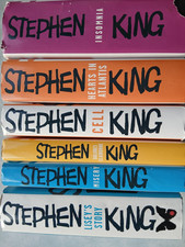 Stephen King Rainbow BCA Hardback Books x6 Misery Dolores Claiborne 1st Editions