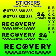 Recovery truck stickers - truck,