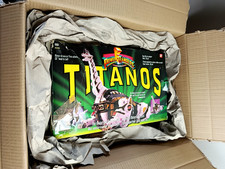 VGC TITANOS 100% Complete POWER RANGERS Vintage Motorized Carrier Zord Boxed
