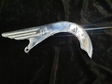 Vintage polished aluminium