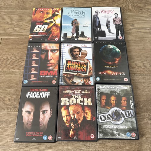 Nicolas cage dvd films - x9,