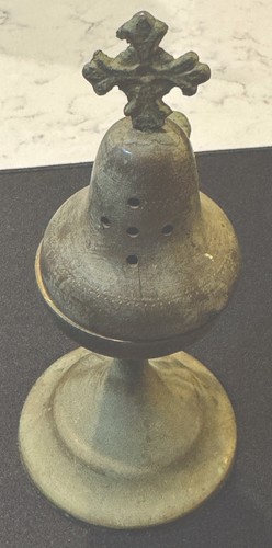 Antique solid brass - brass, catholic