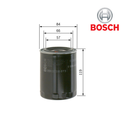 Oil filter bosch - oil, 986