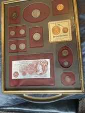 Framed Old  British Coin