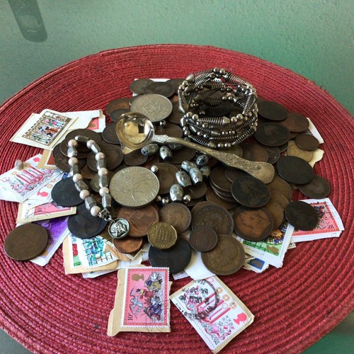 Job lot coins and tokens - job,