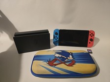 Nintendo Switch HAC-001(-01) Console Neon Red & Blue Bundle With Accessories 