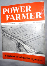 Power Farmer Magazine March 1950 - Wear & Tear But A Good Read & Nice Adverts