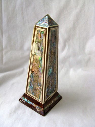 Egyptian wooden obelisk - egyptian,